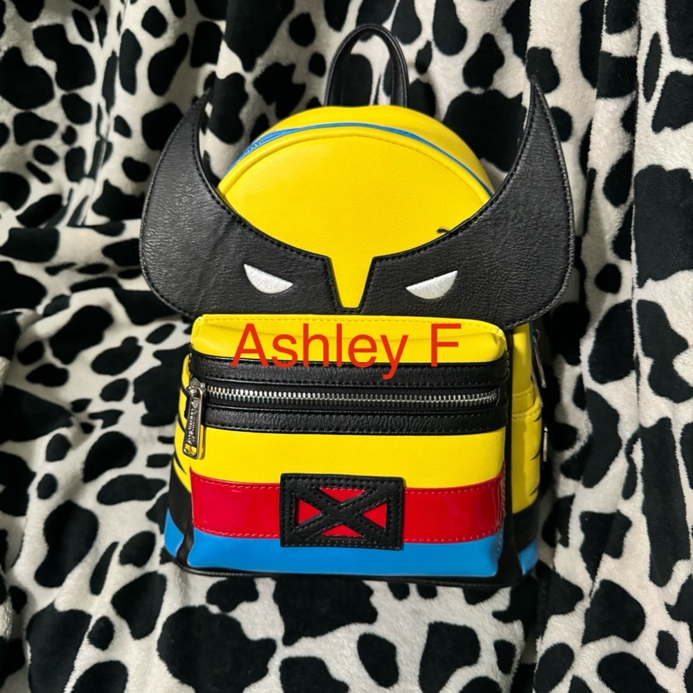 Wolverine marvel loungefly backpack used